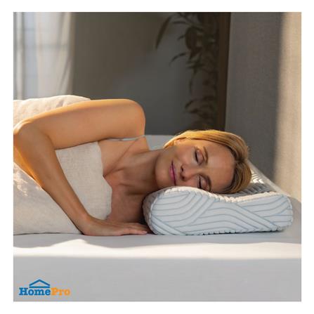 หมอนสุขภาพ เมมโมรี่โฟม TEMPUR ORIGINAL PILLOWS WITH SMARTCOOL TECHNOLOGY ไซซ์ M 50x31x10 ซม. สีขาว_4