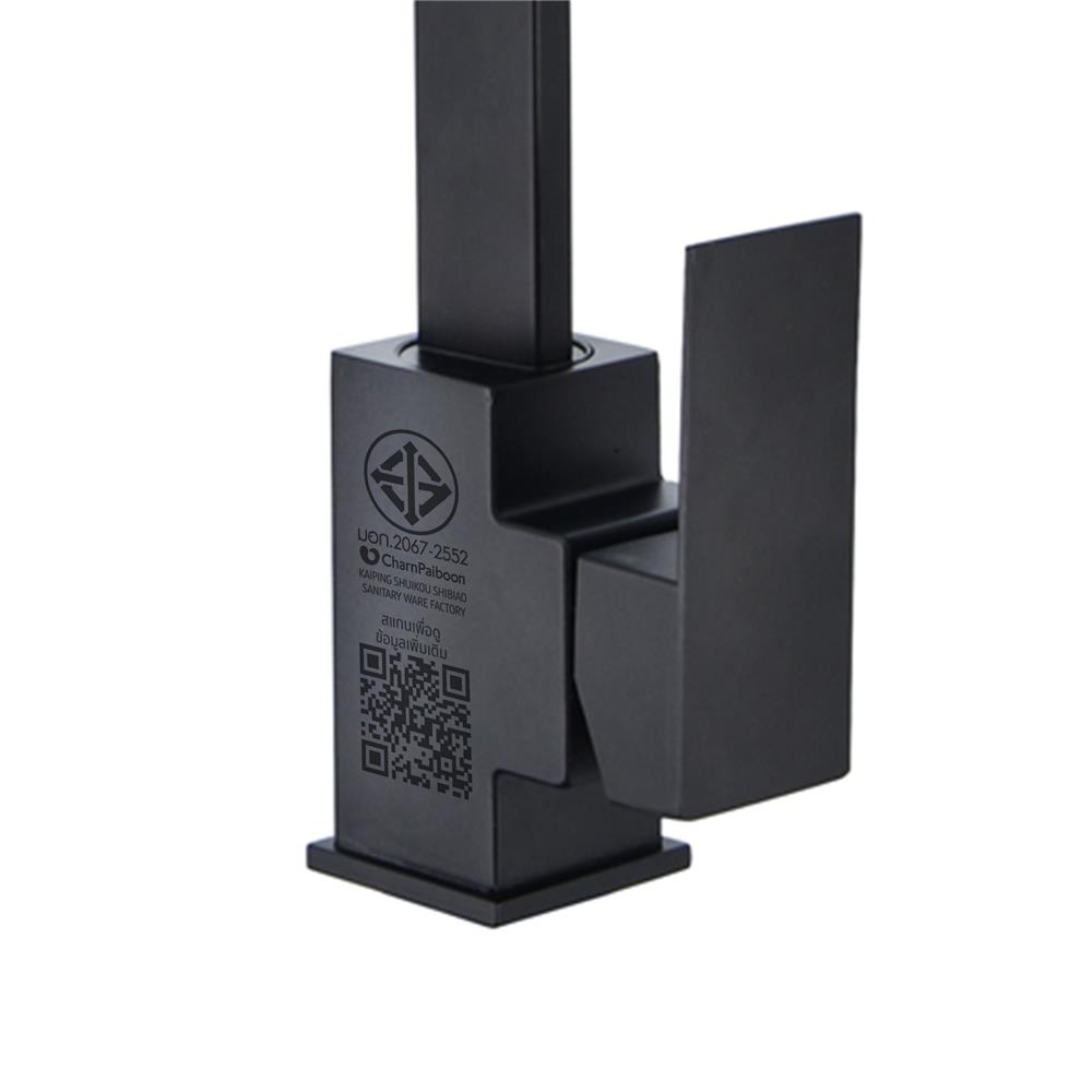 ก๊อกซิงค์เดี่ยวเคาน์เตอร์ RASLAND RA A124-A999 สีดำ