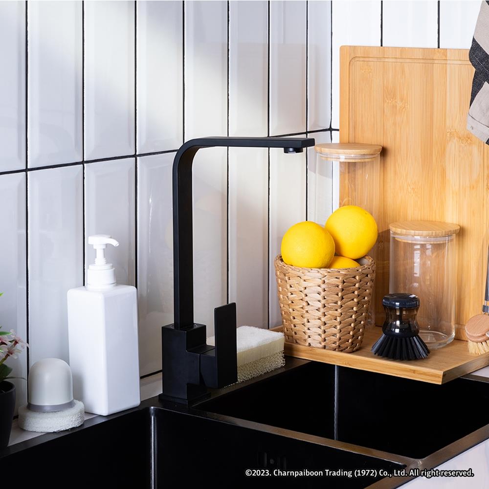 ก๊อกซิงค์เดี่ยวเคาน์เตอร์ RASLAND RA A124-A999 สีดำ