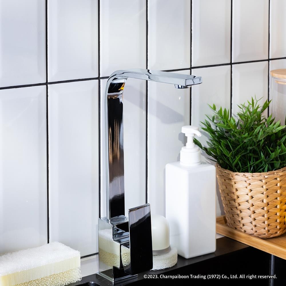 ก๊อกซิงค์เดี่ยวเคาน์เตอร์ RASLAND RA A124-A588 สีโครม