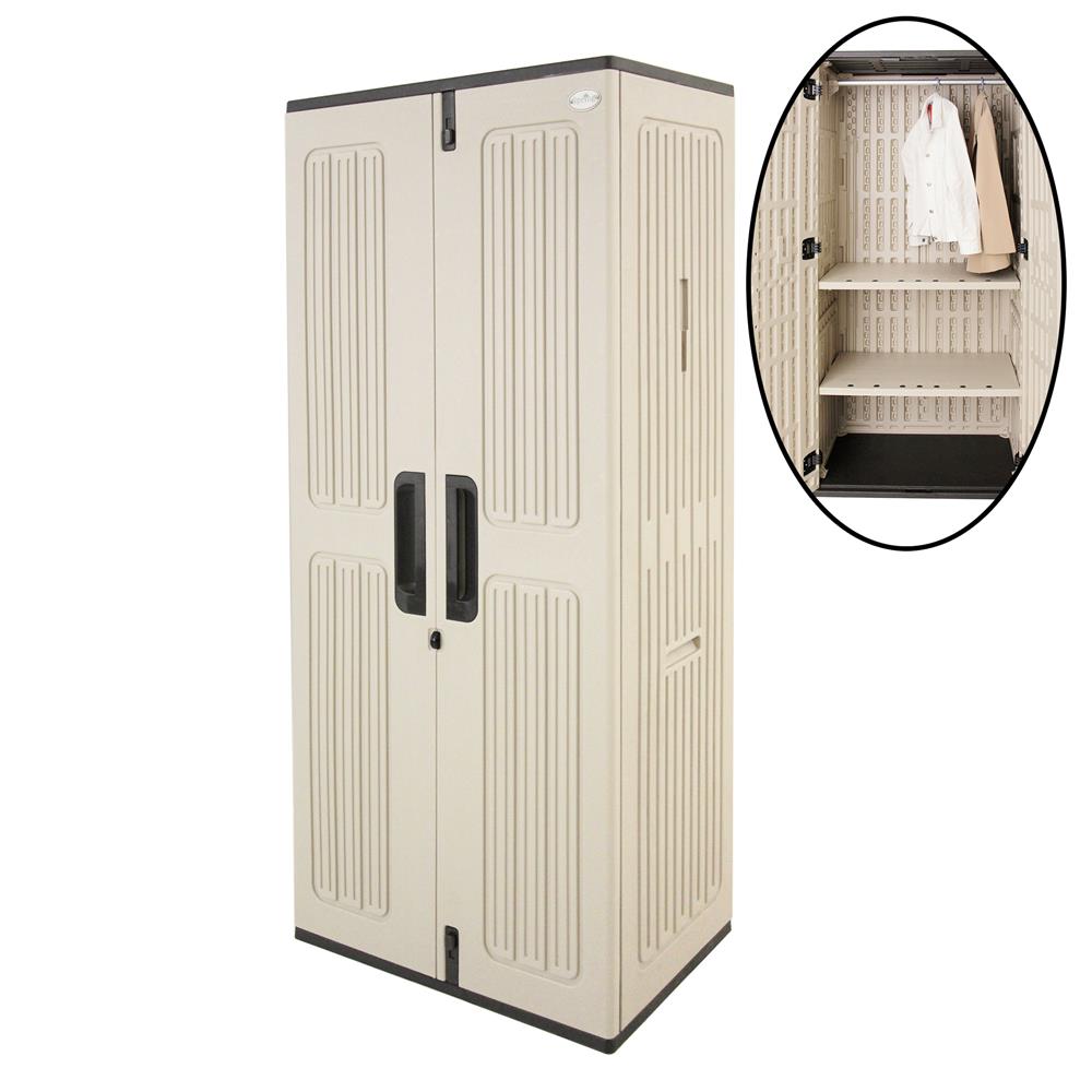 ตู้เก็บของพร้อมราวแขวน SPRING EVEREST 180 ซม.