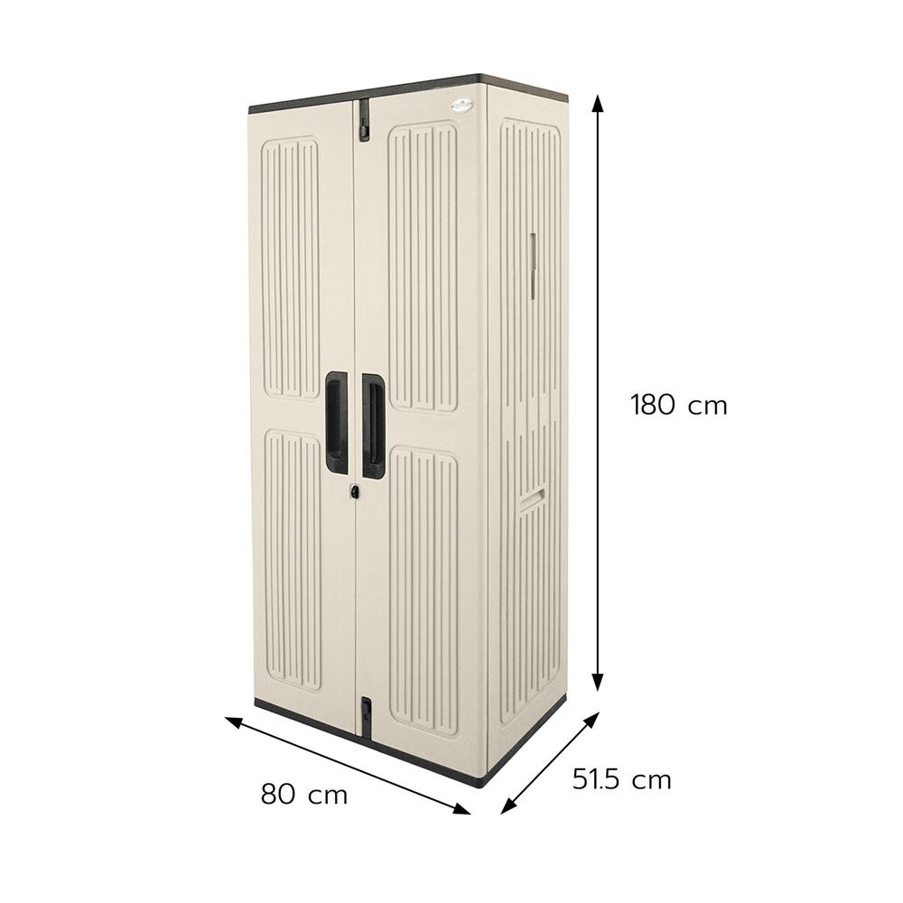 ตู้เก็บของพร้อมราวแขวน SPRING EVEREST 180 ซม.