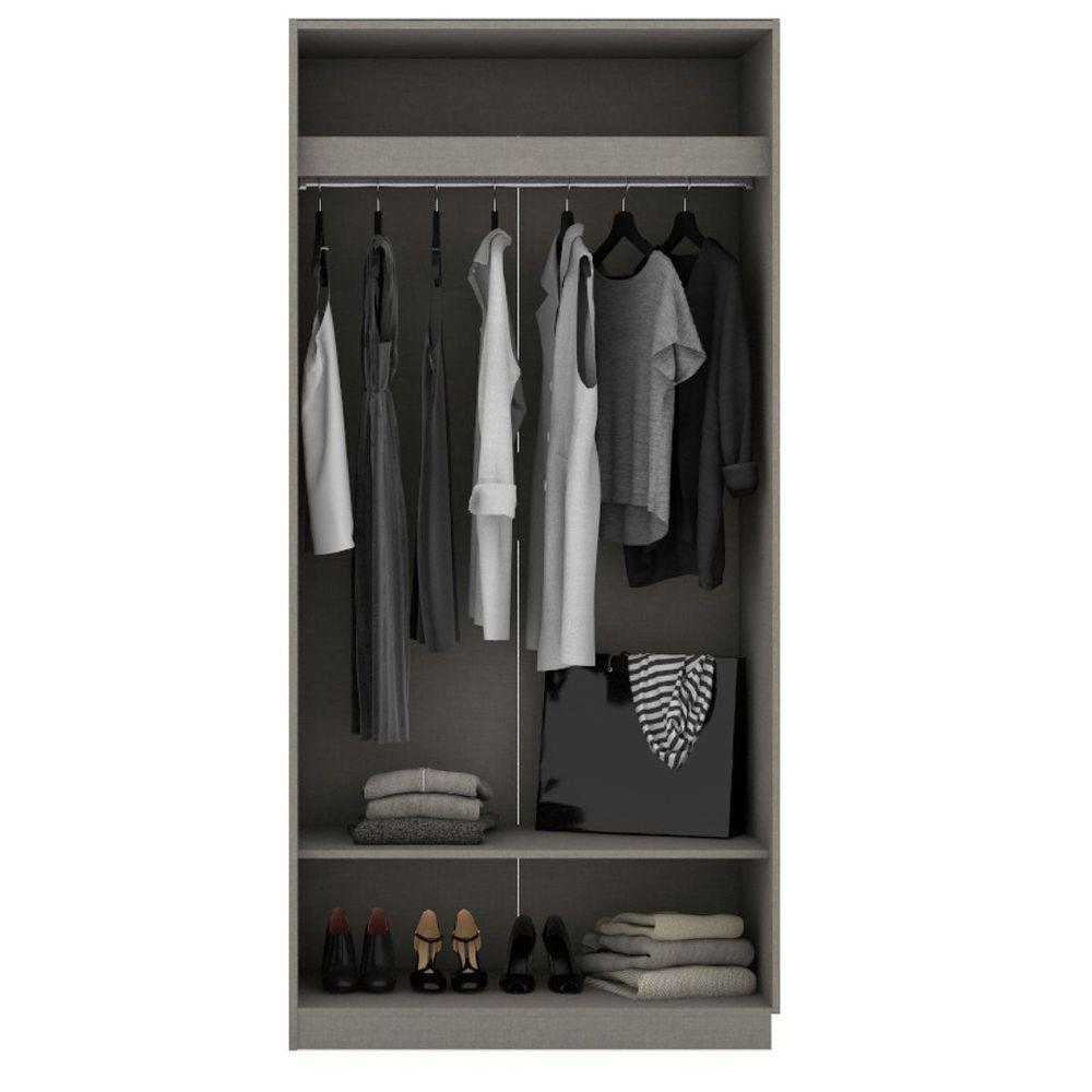 ตู้เสื้อผ้า 2 บานเปิด KONCEPT&nbsp;BLOX 19210430 100 ซม. สีไม้อ่อน