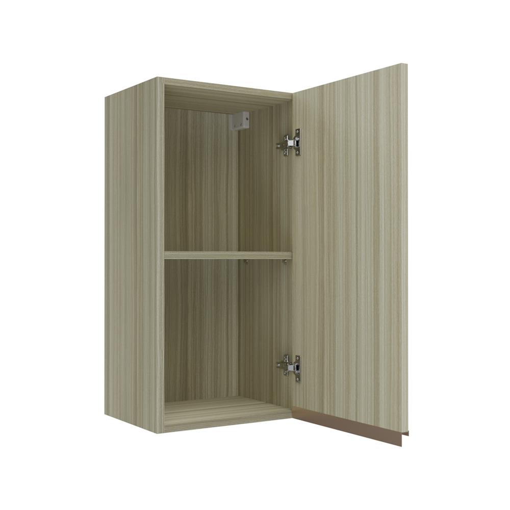 ตู้แขวนเดี่ยวบานเรียบ JUPITER SILKY TEAK 40x80 ซม. สีน้ำตาล