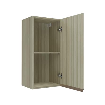 ตู้แขวนเดี่ยวบานเรียบ JUPITER SILKY TEAK 40x80 ซม. สีน้ำตาล_2