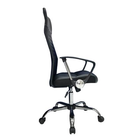 เก้าอี้สำนักงาน SURE DIAMOND PL-1232H PVC สีดำ_4