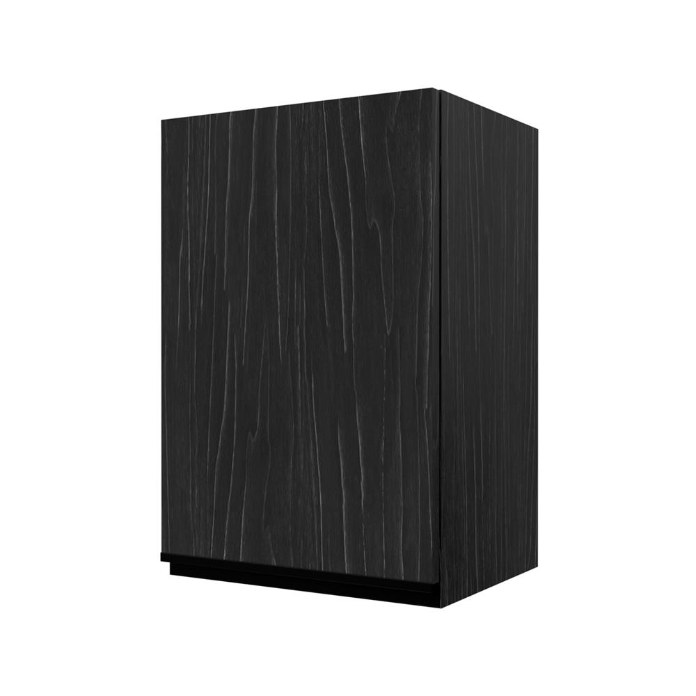 ตู้แขวนเดี่ยวบานเรียบ JUPITER SILKY OAK 40x60 ซม. สีดำ