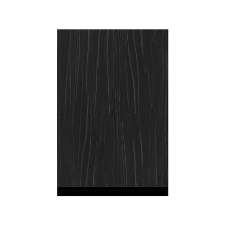 ตู้แขวนเดี่ยวบานเรียบ JUPITER SILKY OAK 40x60 ซม. สีดำ