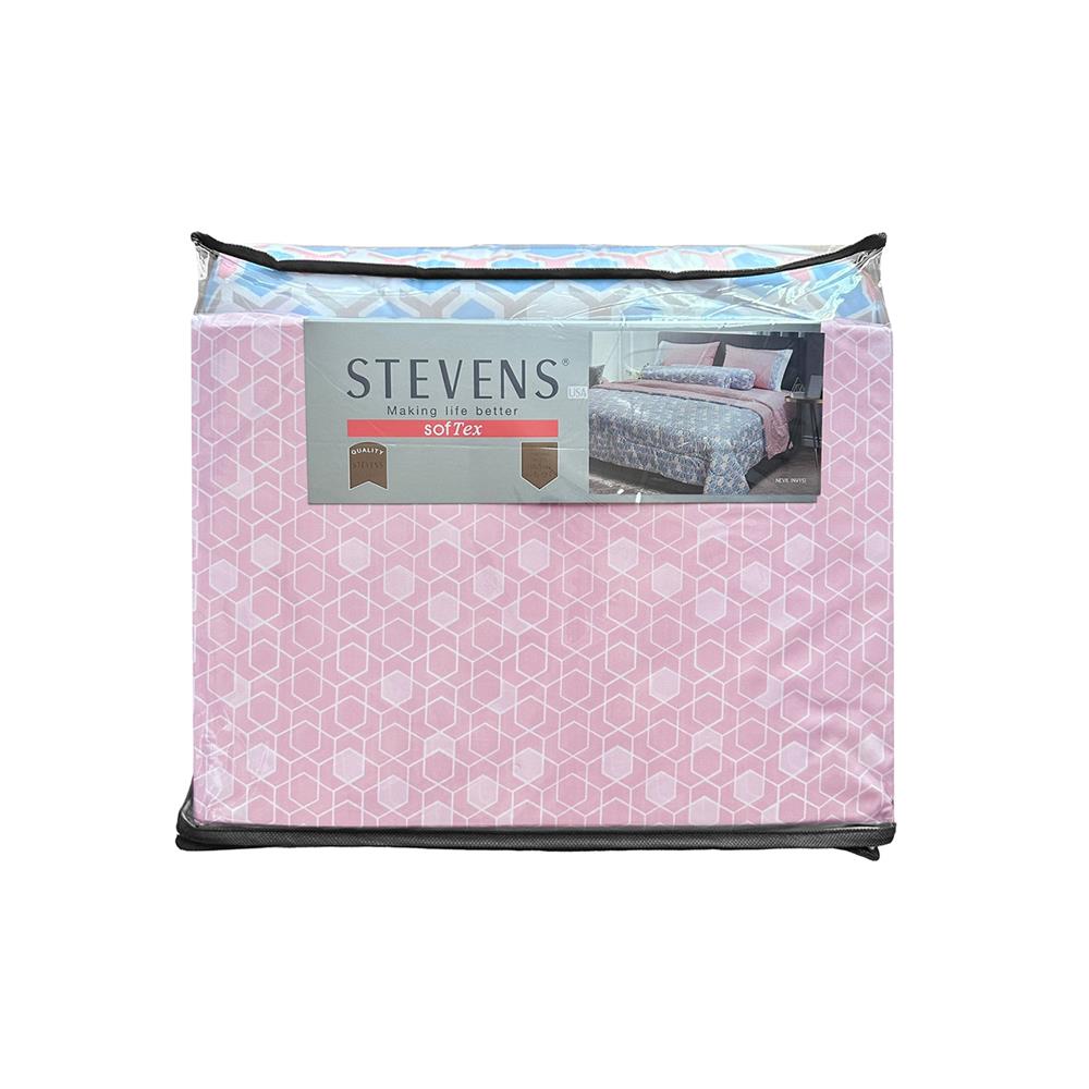 ชุดผ้าปูที่นอน 6 ฟุต 6 ชิ้น STEVENS SOFTEX NV15