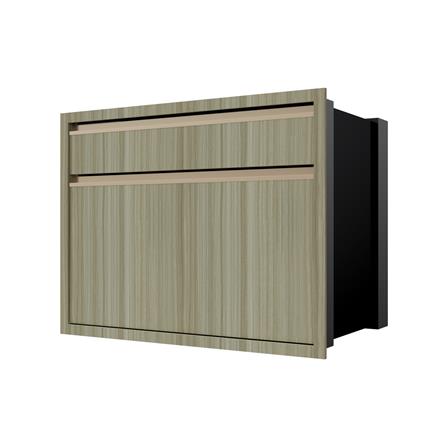 ตู้ลิ้นชัก 2 ชั้น JUPITER SILKY TEAK 82x63 ซม. สีน้ำตาล