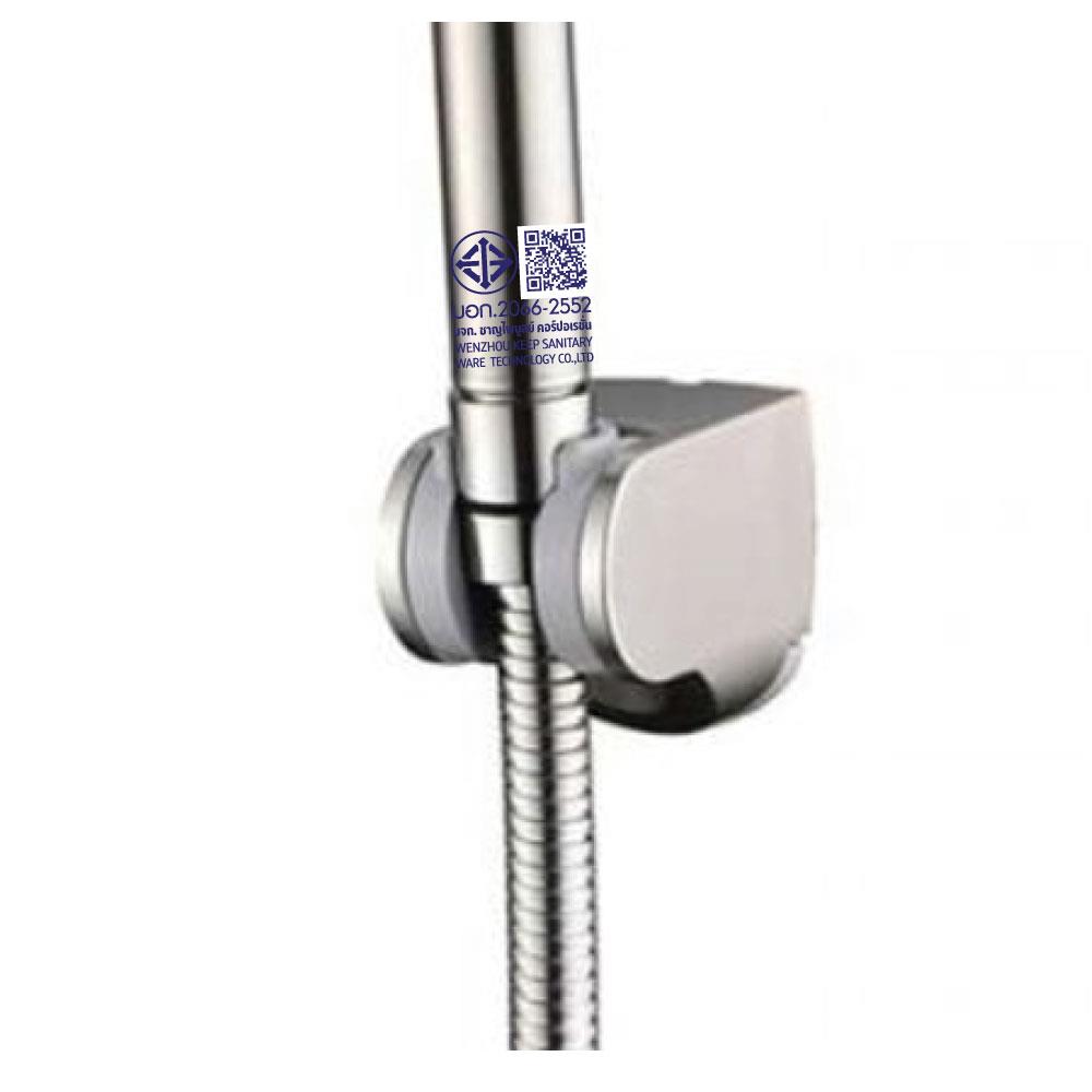 ชุดฝักบัวสายอ่อน 1 ระดับ RASLAND RA D411-D100 สีเงิน