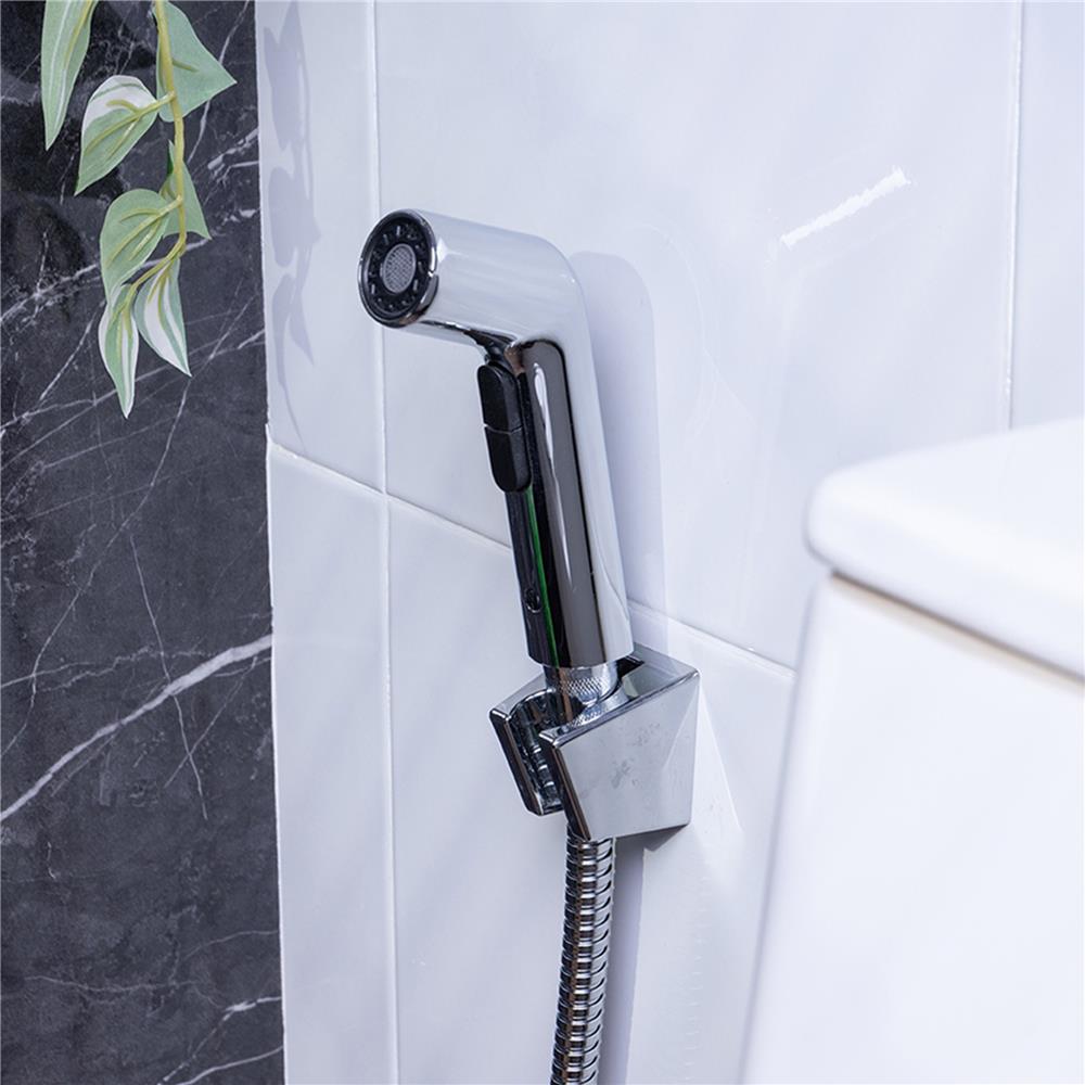 สายฉีดชำระครบชุด RASLAND RA DOUBLE-ACTION สีโครม