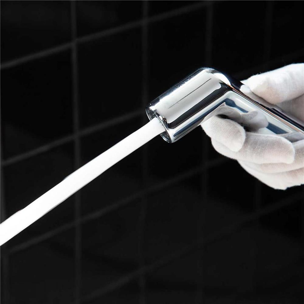 สายฉีดชำระครบชุด RASLAND RA DOUBLE-ACTION สีโครม