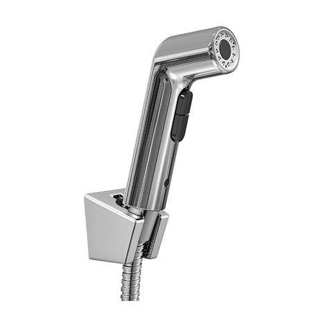 สายฉีดชำระครบชุด RASLAND RA DOUBLE-ACTION สีโครม