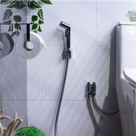 สายฉีดชำระครบชุด RASLAND RA DOUBLE-ACTION สีโครม_4