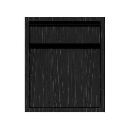 ตู้ลิ้นชัก 2 ชั้น JUPITER SILKY OAK 52x63 ซม. สีดำ_1