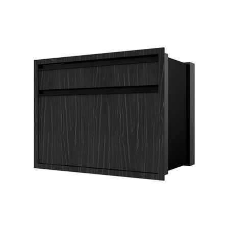 ตู้ลิ้นชัก 2 ชั้น JUPITER SILKY OAK 82x63 ซม. สีดำ