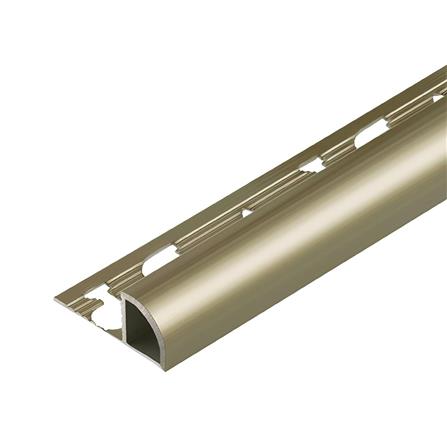 คิ้วอะลูมิเนียมแบบโค้ง DP 12 มม. 2 ม. สีโกลด์เบจไฮกลอส_0