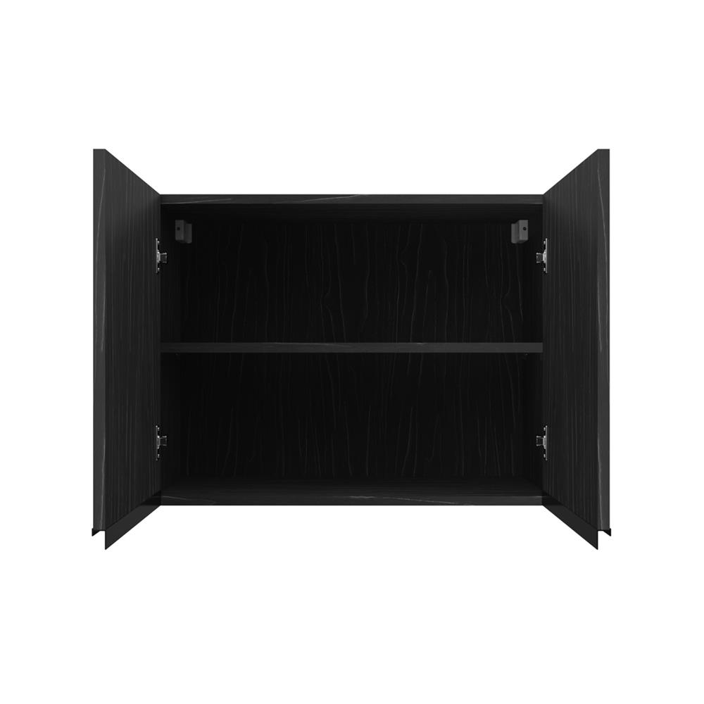 ตู้แขวนคู่ JUPITER SILKY OAK 80x60 ซม. สีดำ