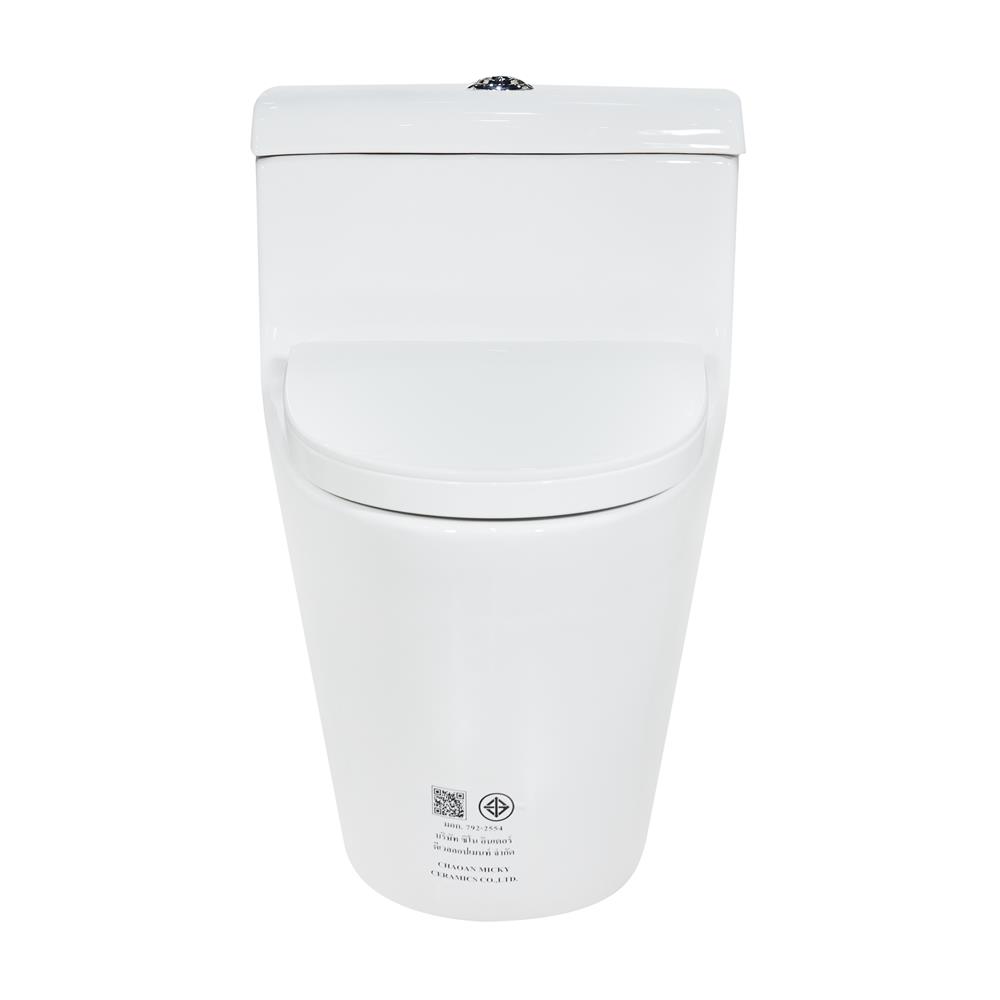 สุขภัณฑ์ 1 ชิ้น MOYA PLUS 2046 3/6 ลิตร สีขาว