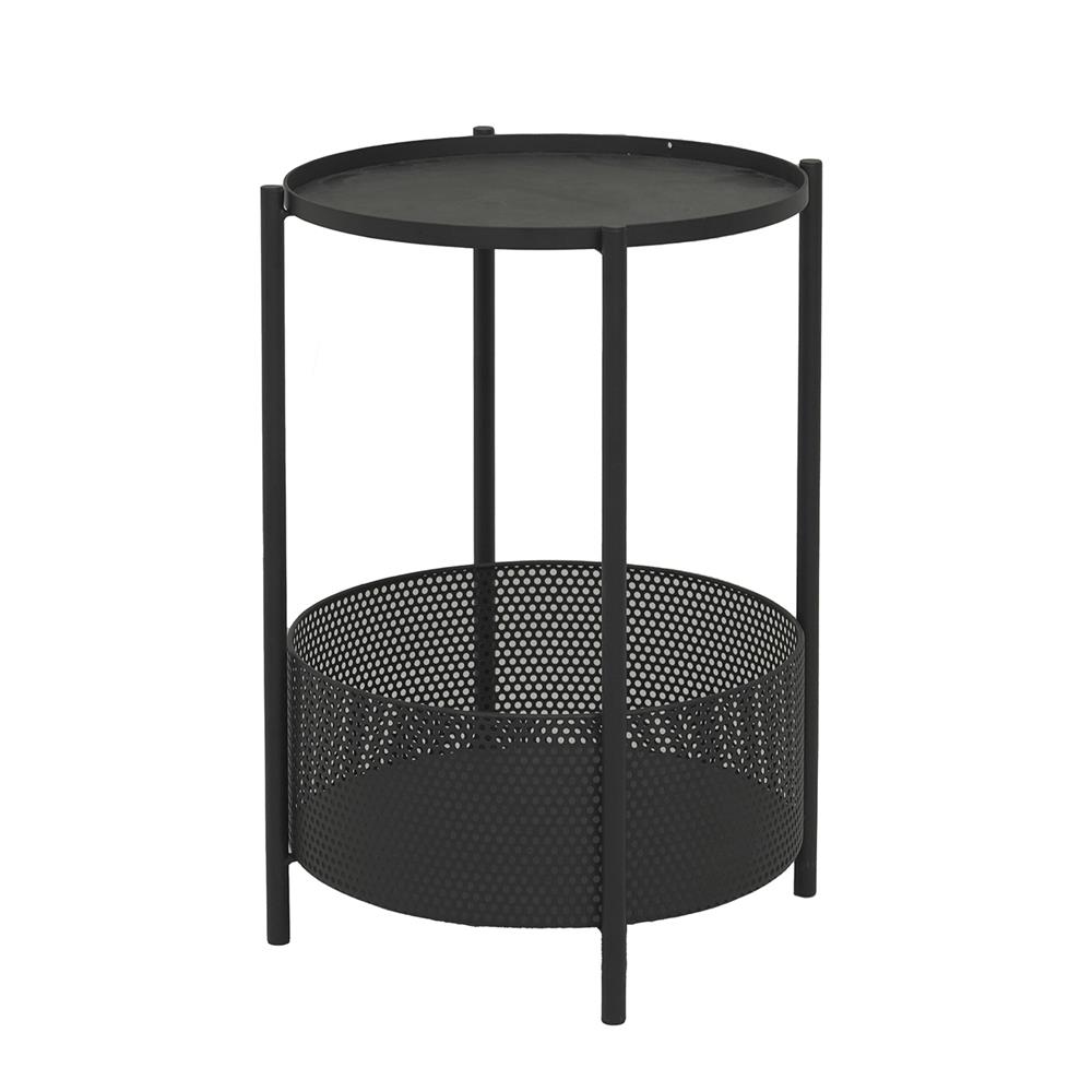 ชั้นวางกระถางต้นไม้ 2 ชั้น SPRING CODY สีดำ