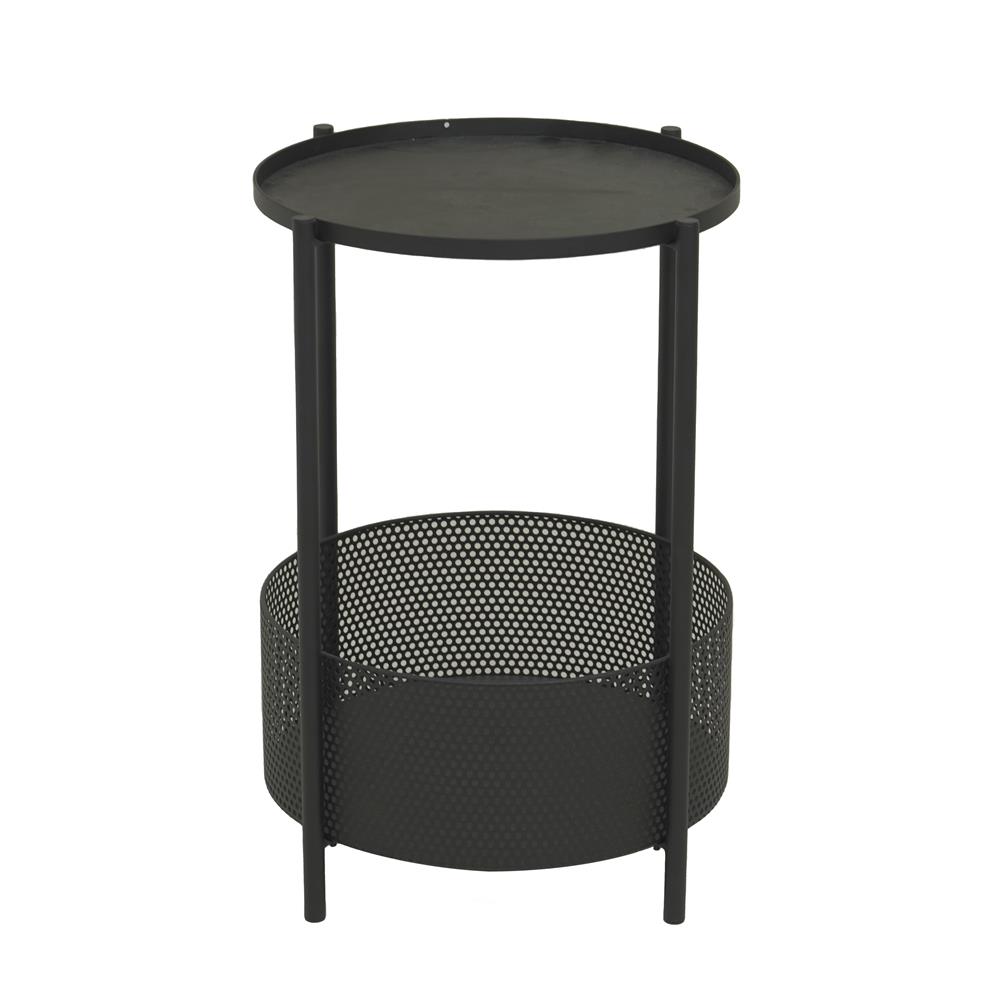 ชั้นวางกระถางต้นไม้ 2 ชั้น SPRING CODY สีดำ