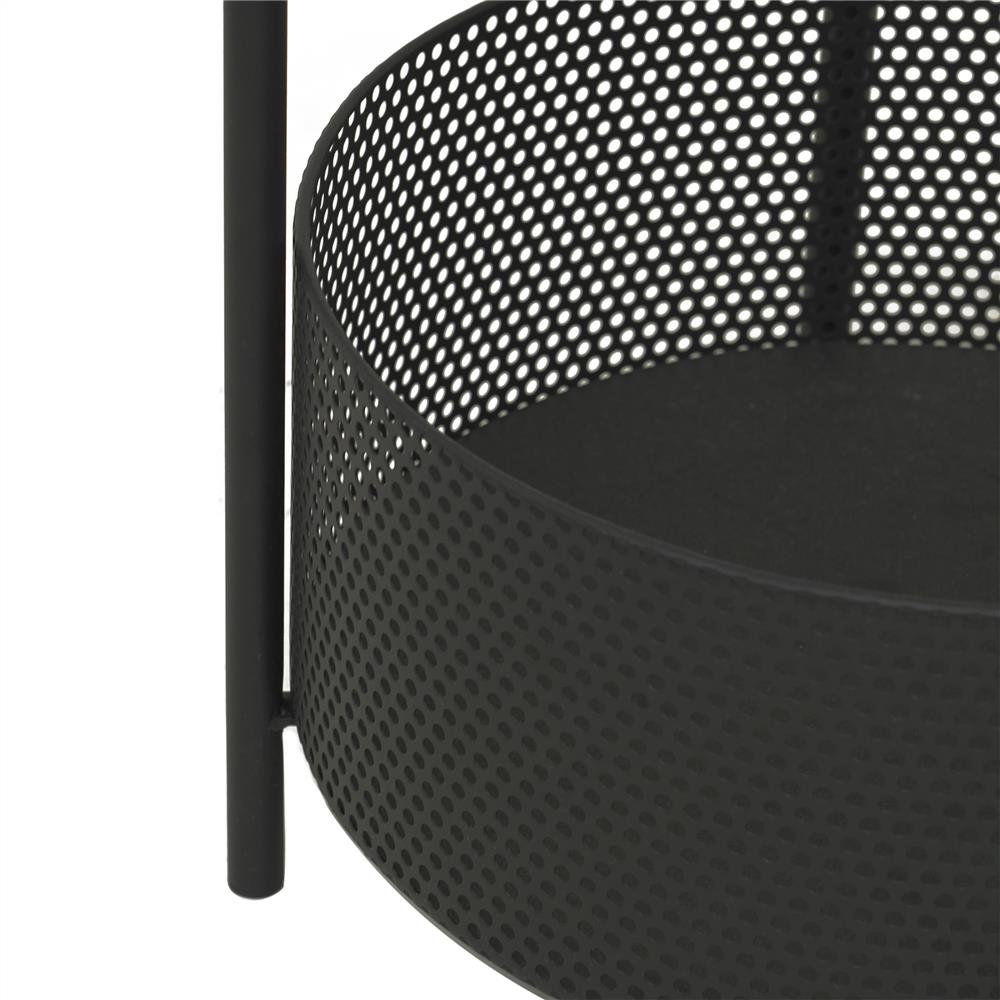 ชั้นวางกระถางต้นไม้ 2 ชั้น SPRING CODY สีดำ