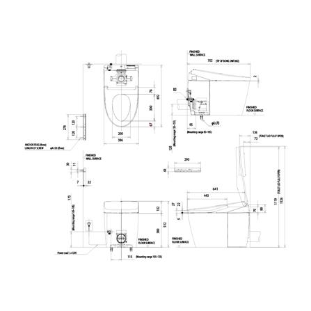 สุขภัณฑ์อัตโนมัติ TOTO CES85510PVJ 3/4.5 ลิตร สีขาว_9