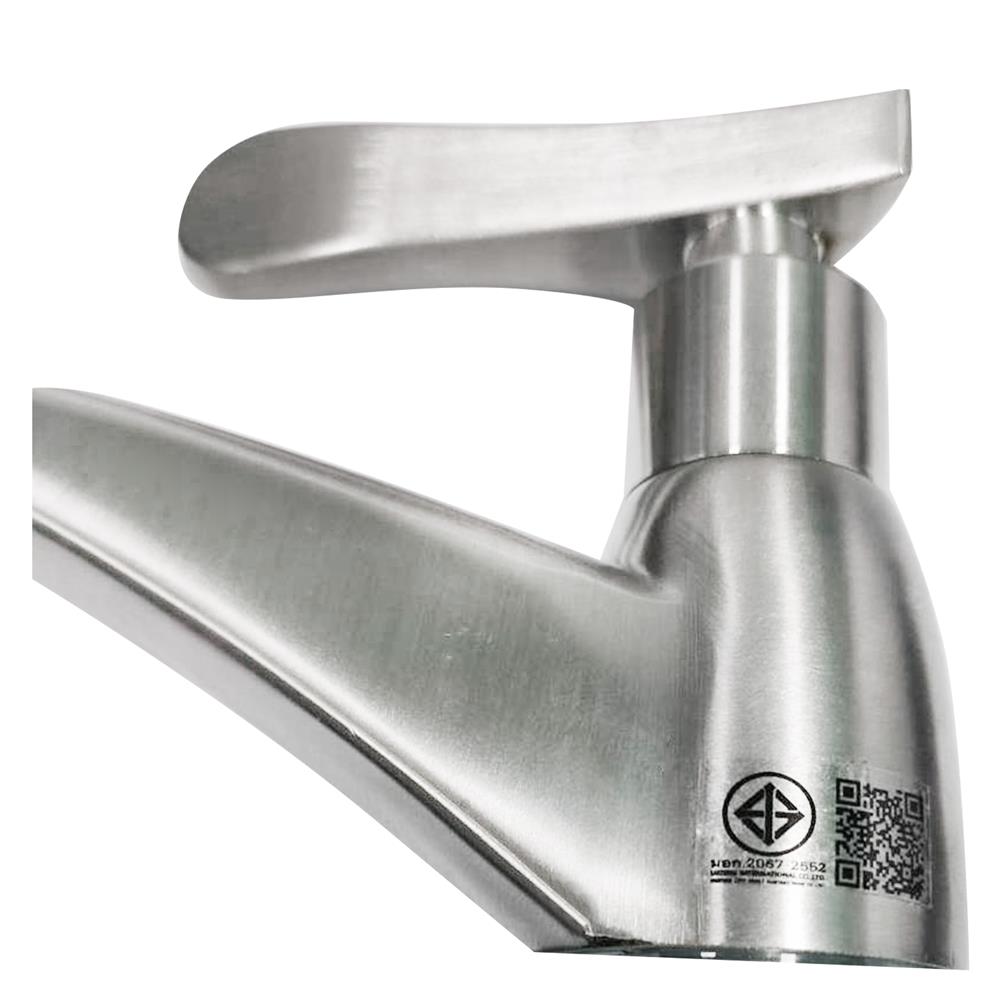 ก๊อกอ่างล้างหน้าเดี่ยว HOEN LS-501 สีโครม