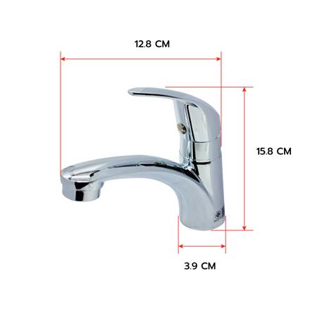 ก๊อกอ่างล้างหน้าเดี่ยว HOEN EN-003(T) สีโครม_2