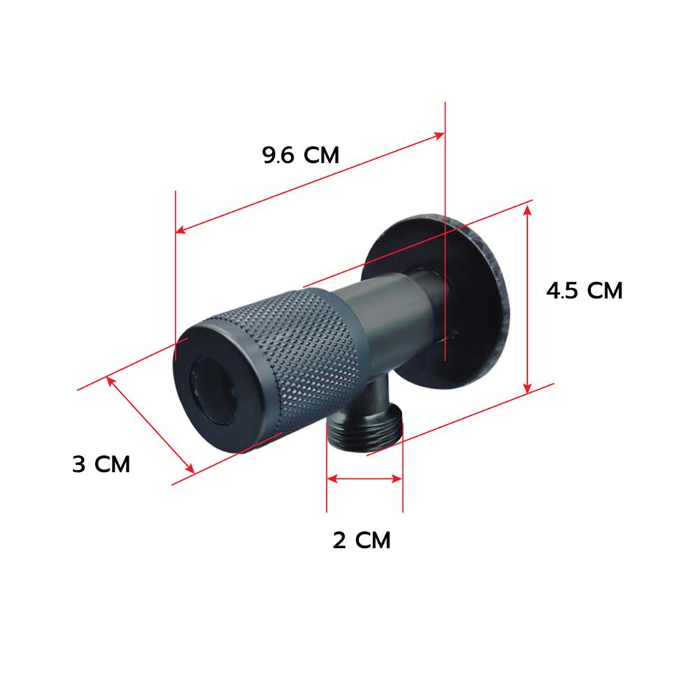 สต๊อปวาล์ว 1 ทาง LUZERN LSV-101K สีเทา