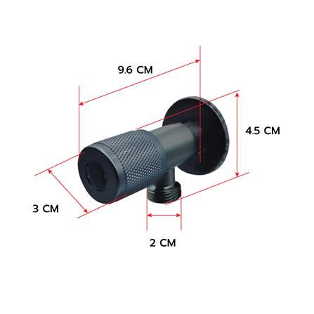 สต๊อปวาล์ว 1 ทาง LUZERN LSV-101K สีเทา_2