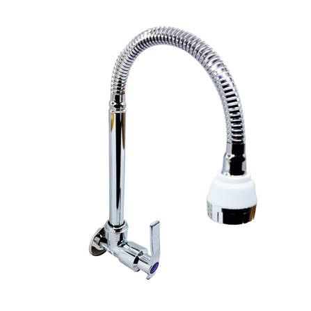 ก๊อกซิงค์เดี่ยวผนัง HOEN EN-806(T) สีโครม_0