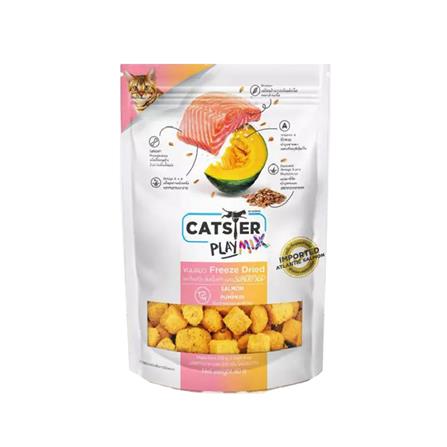 ขนมแมว CATSTER PLAY MIX SALMON AND PUMPKIN 40 ก._0