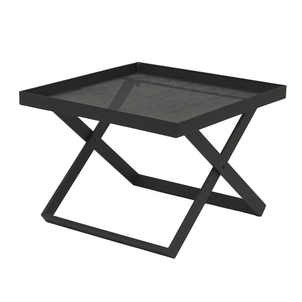 โต๊ะข้างเหล็ก SPRING COMY 55 ซม. สีดำ