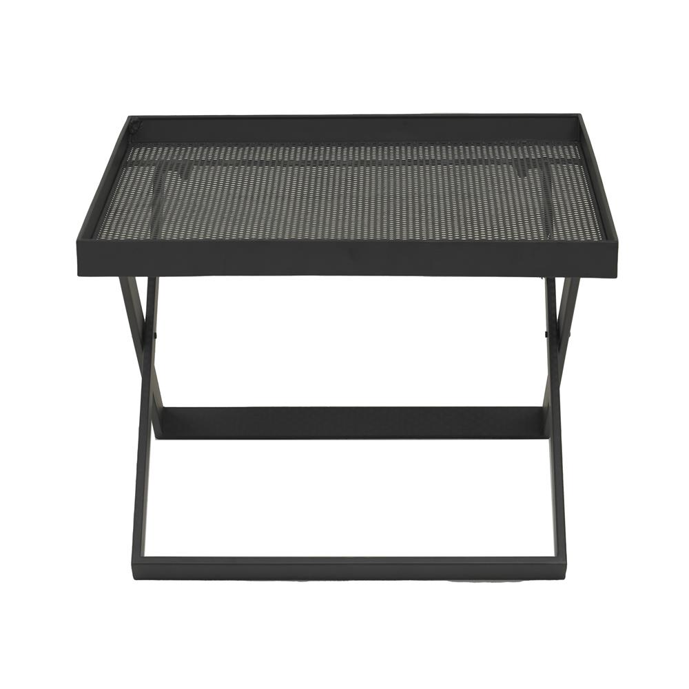 โต๊ะข้างเหล็ก SPRING COMY 55 ซม. สีดำ