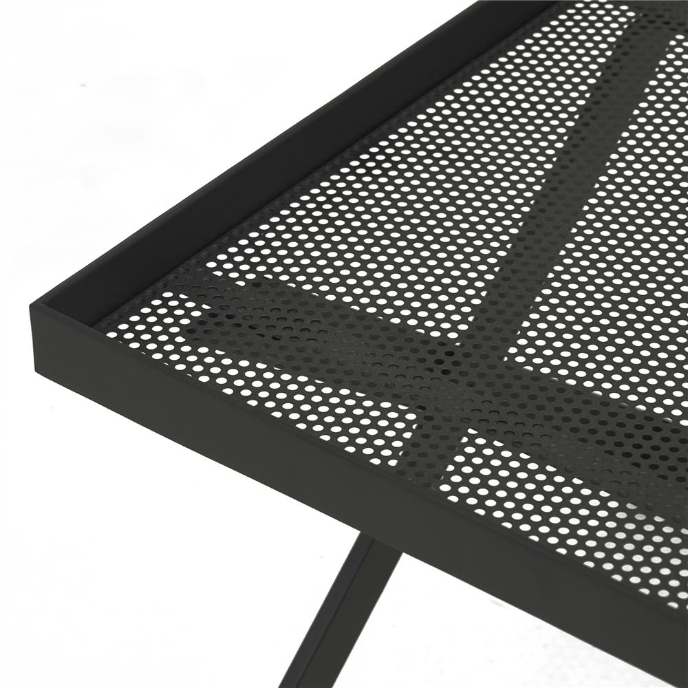 โต๊ะข้างเหล็ก SPRING COMY 55 ซม. สีดำ