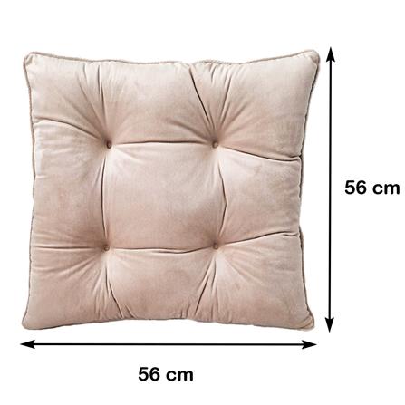 เบาะรองนั่ง HOME LIVING STYLE BALDI 22X22 นิ้ว สีครีม_5
