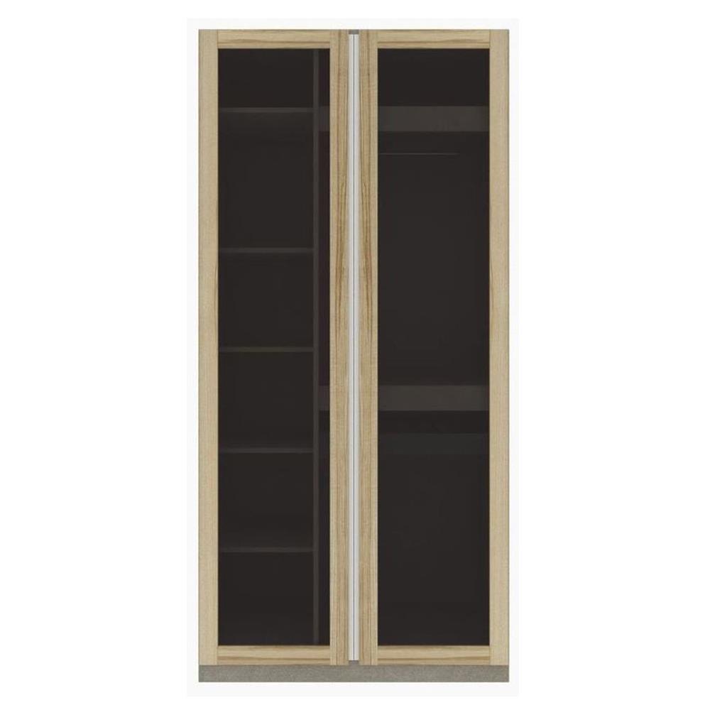 ตู้เสื้อผ้า 2 บานเปิด KONCEPT&nbsp;BLOX 19216662 100 ซม. สีไม้อ่อน