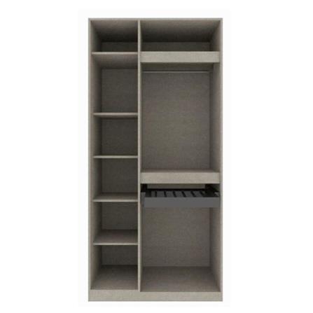 ตู้เสื้อผ้า 2 บานเปิด KONCEPT BLOX 19216662 100 ซม. สีไม้อ่อน_1