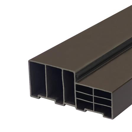 วงกบประตู UPVC ECO-DOOR OUR-100 80x200 ซม. สีโอ๊ค_3