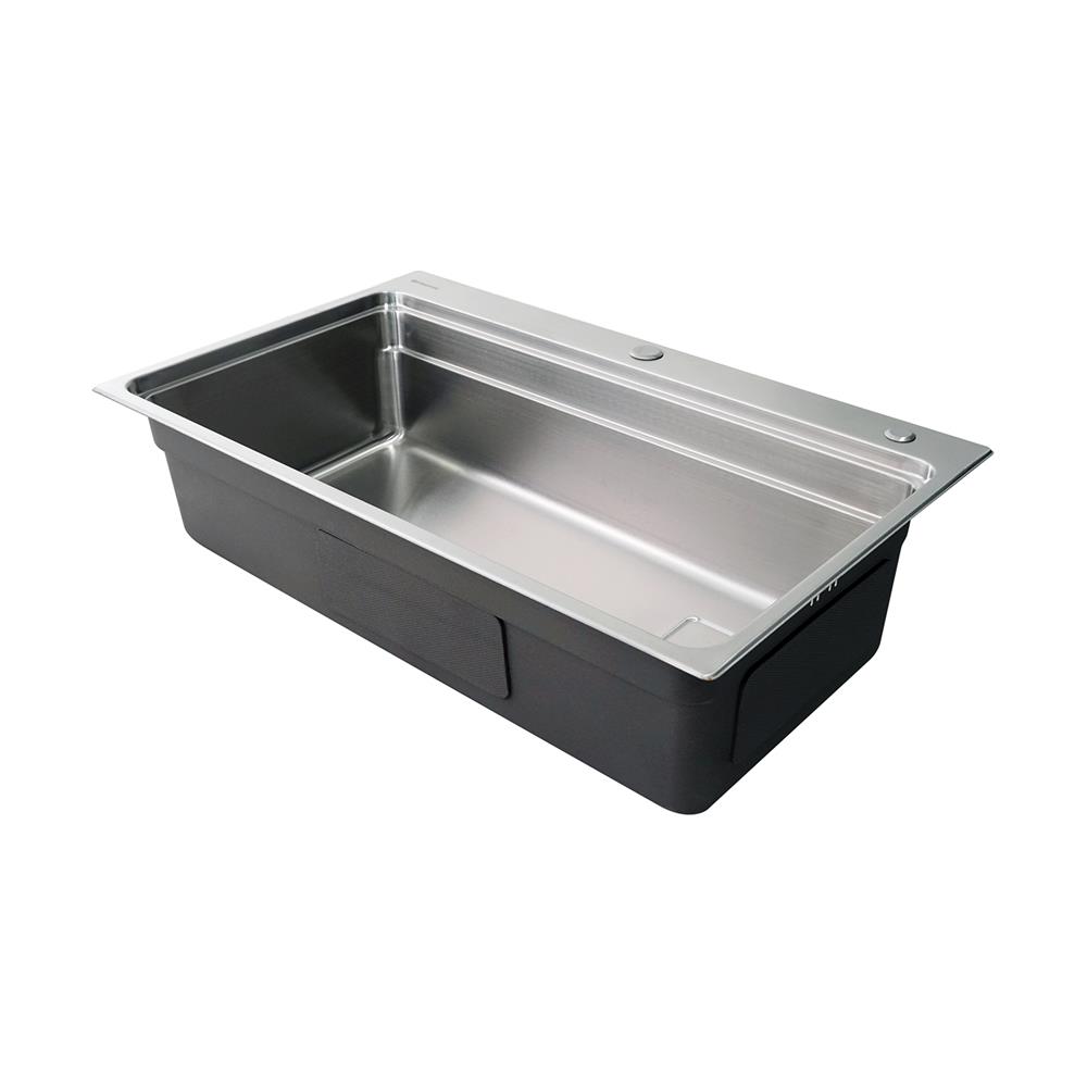 ซิงค์ฝัง 1 หลุม DYNA HOME DH-8048-AR-ST สีเงิน