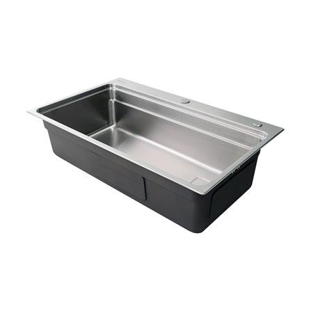 ซิงค์ฝัง 1 หลุม DYNA HOME DH-8048-AR-ST สีเงิน_1