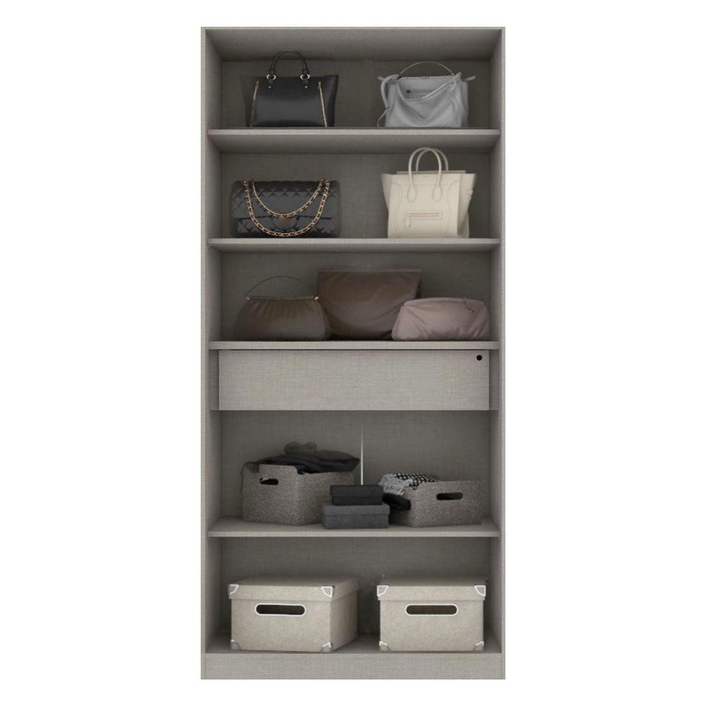 ตู้เสื้อผ้า 2 บานเปิด KONCEPT&nbsp;BLOX 19209050 100 ซม. สีขาว