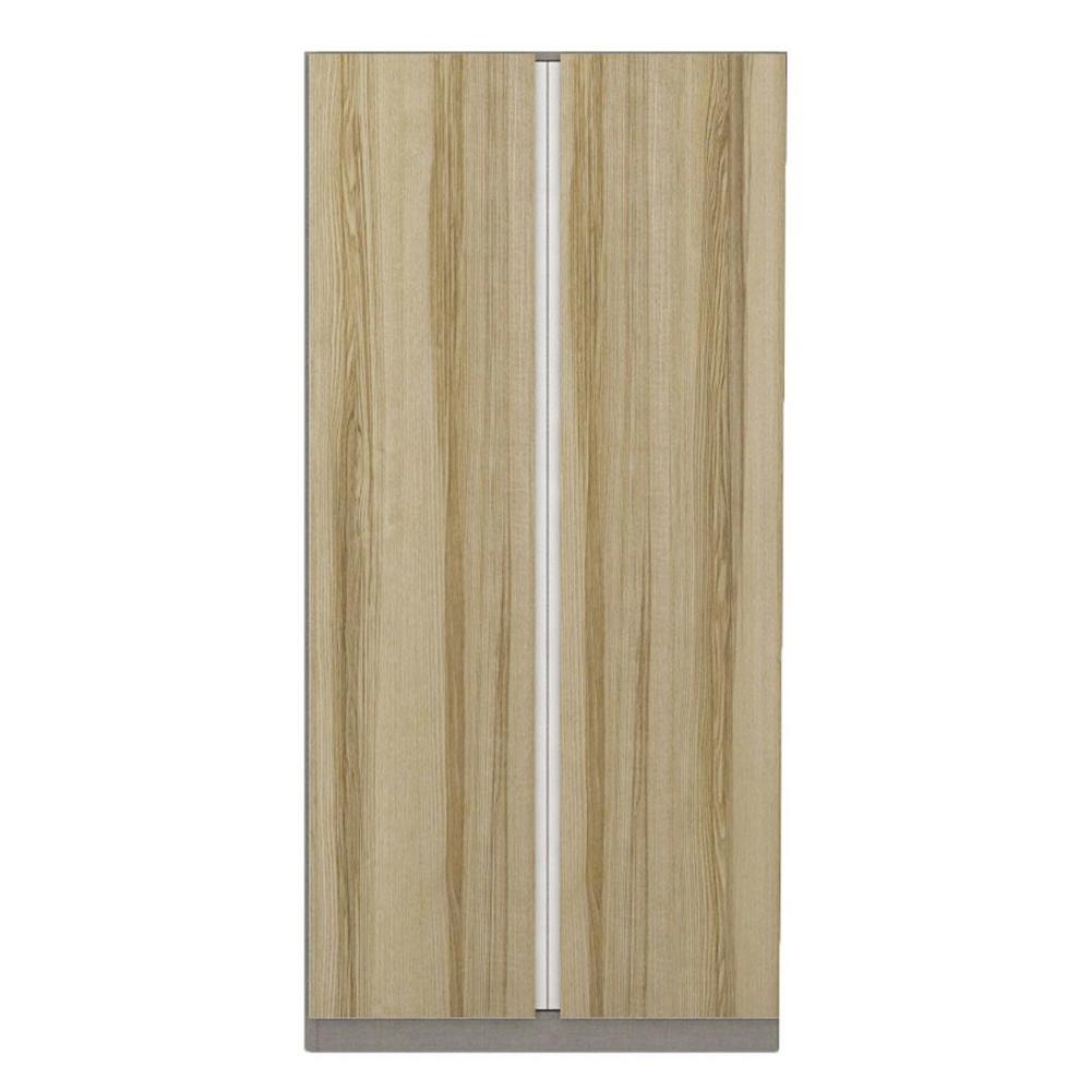 ตู้เสื้อผ้า 2 บานเปิด KONCEPT BLOX 19210451 100 ซม. สีไม้อ่อน