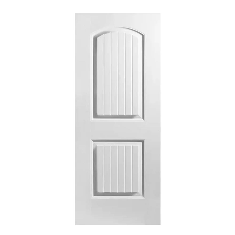 ประตูภายนอก UPVC ECO-DOOR UPVC2C 80X200 ซม. สีขาว ไม่เจาะลูกบิด