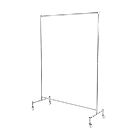 ราวแขวนผ้าราวเดี่ยวสเตนเลส 304 มีล้อ PLIM EMMA 1.2 เมตร_1