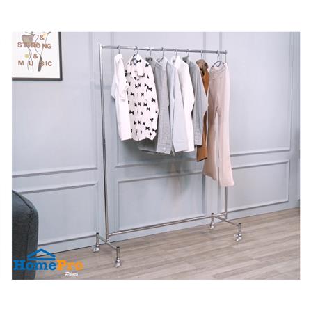 ราวแขวนผ้าราวเดี่ยวสเตนเลส 304 มีล้อ PLIM EMMA 1.2 เมตร_5