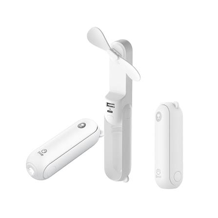 พัดลมพกพา 1.5 นิ้ว JISULIFE F8 สีขาว_2