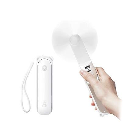 พัดลมพกพา 1.5 นิ้ว JISULIFE F8 สีขาว_3